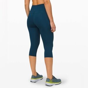 Lululemon Fast and Free High-Rise Crop Non-Reflective Nulux Leggings - Size 4
